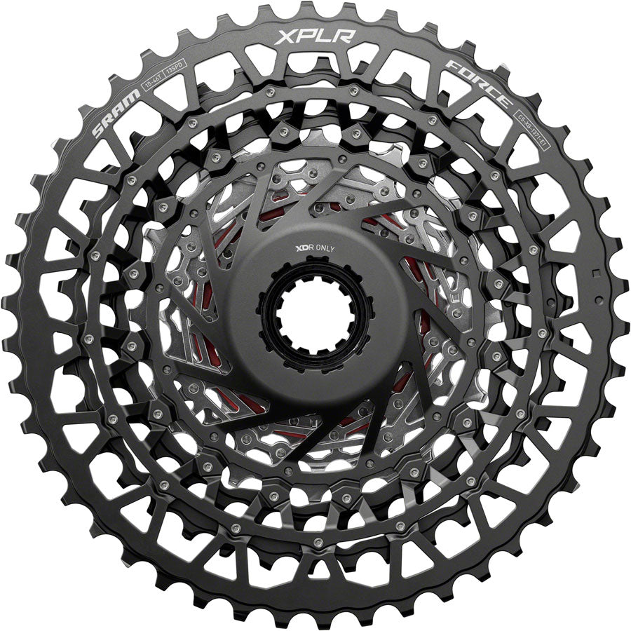 NEW SRAM Force XPLR XG-1371 Cassette - 13-Speed, 10-46t, For XDR Driver, Silver, E1 - Around the Cycle