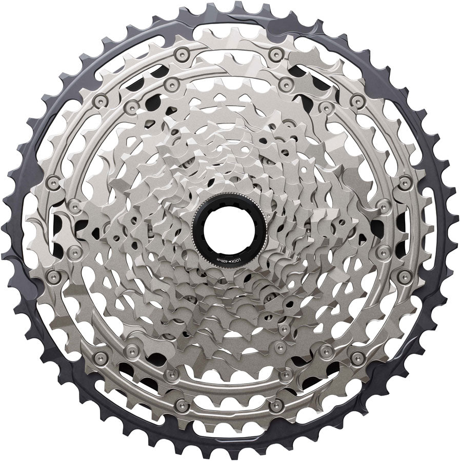 NEW Shimano Deore CS-M7200-12 Cassette - 12-Speed, Hyperglide+, Micro Spline, Gray/Silver 10-51t