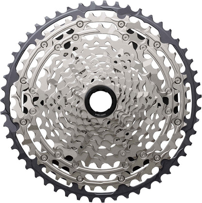 NEW Shimano Deore CS-M7200-12 Cassette - 12-Speed, Hyperglide+, Micro Spline, Gray/Silver 10-51t