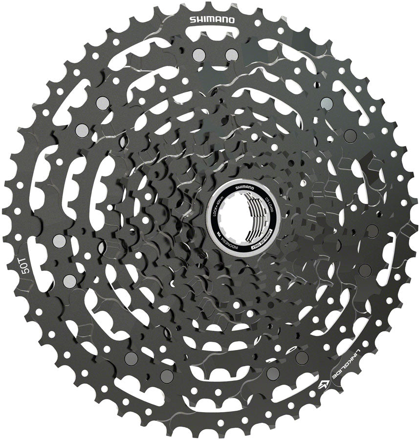 NEW Shimano CUES CS-LG400-11 Cassette - 11-Speed, LINKGLIDE, Black - Around the Cycle