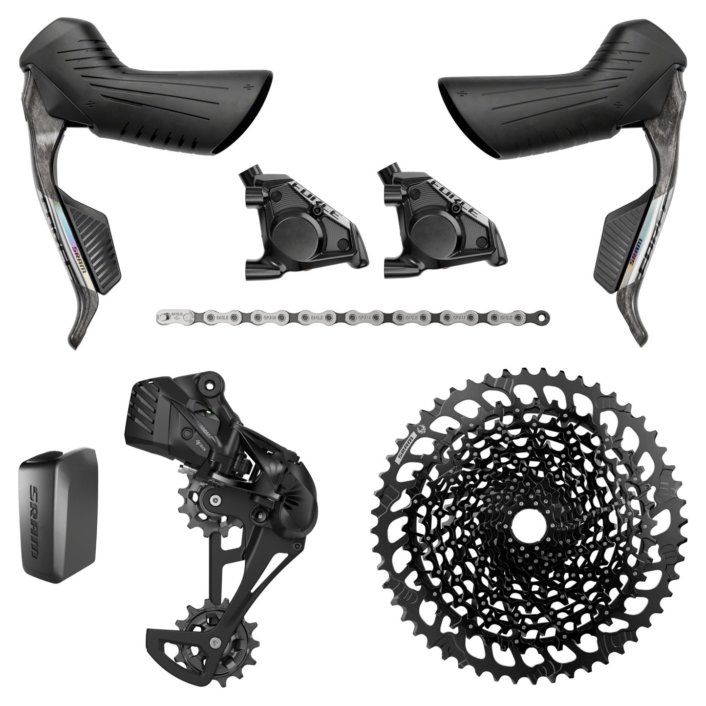 NEW SRAM Force E1 / S500 Eagle eTap AXS Mullet Groupset Kit - 1x12, Gravel