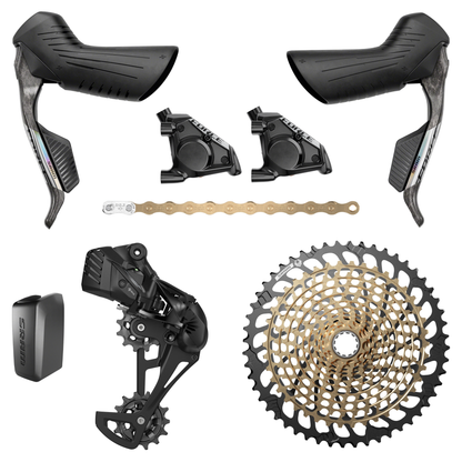 NEW SRAM Force E1 / S500 Eagle eTap AXS Mullet Groupset Kit - 1x12, Gravel