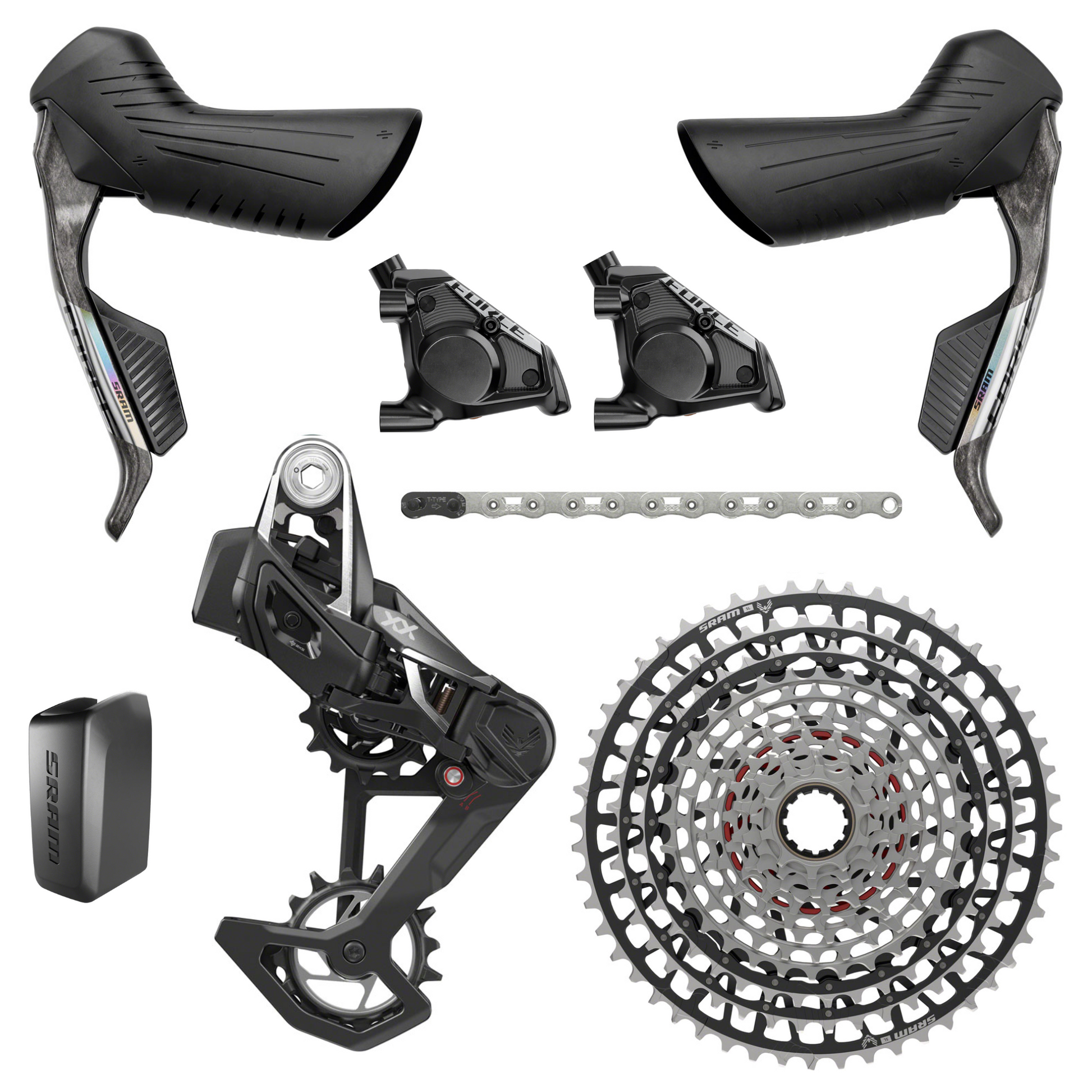 NEW SRAM Force E1 AXS Eagle T-Type Transmission Mullet Groupset Kit, 1x12, Gravel, UDH ONLY - Around the Cycle