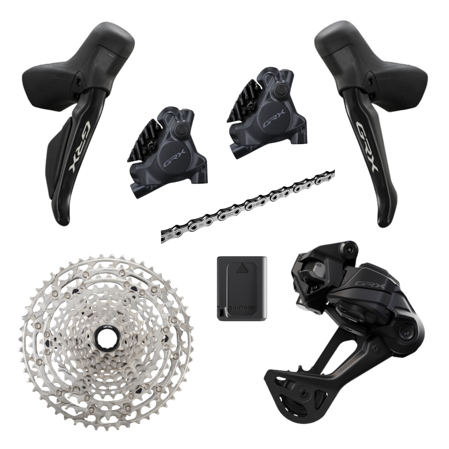 NEW Shimano GRX RX717 1x12 Di2 Electronic Groupset - Gravel, All-Road