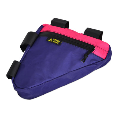 UPCYCLED Green Guru Gripster Frame Bag - Ecopak- Pink/Purple