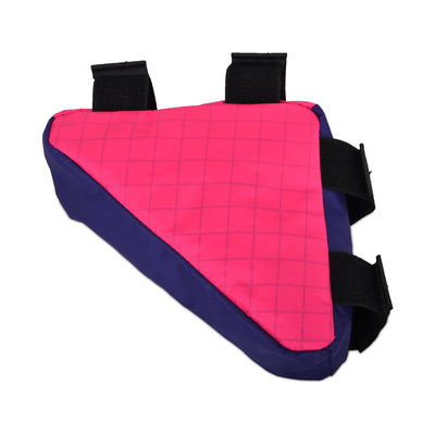 UPCYCLED Green Guru Gripster Frame Bag - Ecopak- Pink/Purple