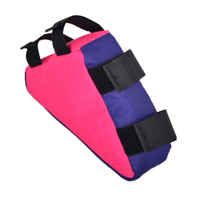 UPCYCLED Green Guru Gripster Frame Bag - Ecopak- Pink/Purple
