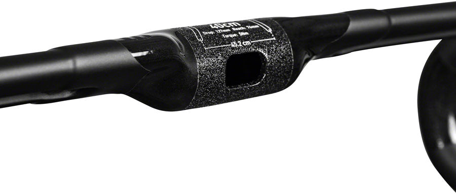 NEW ENVE Composites SES AR Drop Handlebar - Integrated, Compact, 31.8 Clamp, Black