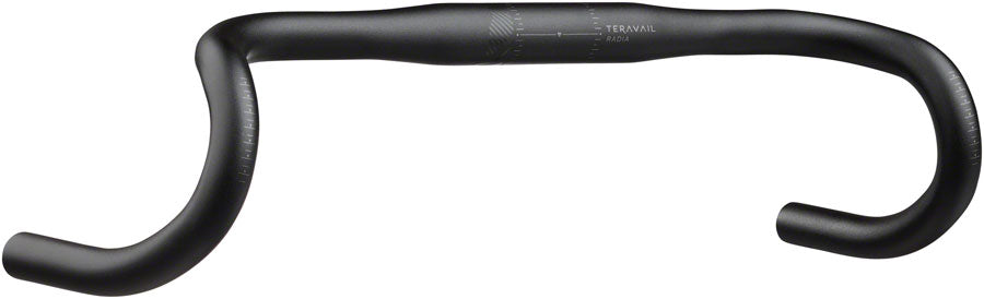 NEW Teravail Radia 12 Drop Handlebar - Aluminum, 31.8mm, Black