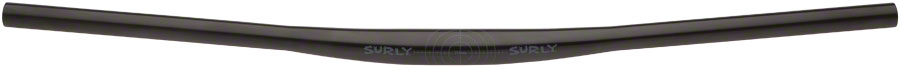NEW Surly Cheater Bar Handlebar - 31.8mm Clamp, 780mm Width, Flat, Chromoly, Black - Around the Cycle