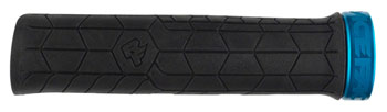 NEW Race Face Getta Grip Lock-On Grips, 30mm, Black/Turquoise