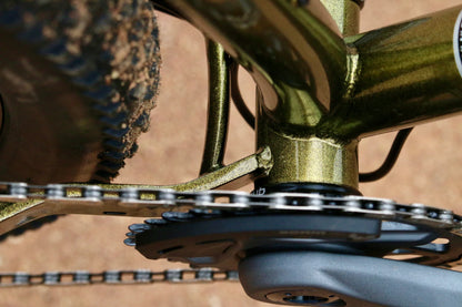 NEW Wilde Dark Star Steel Hardtail Mountain Bike - Gold Metal Flake and Sparkle Black