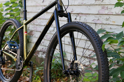 NEW Wilde Dark Star Steel Hardtail Mountain Bike - Gold Metal Flake and Sparkle Black