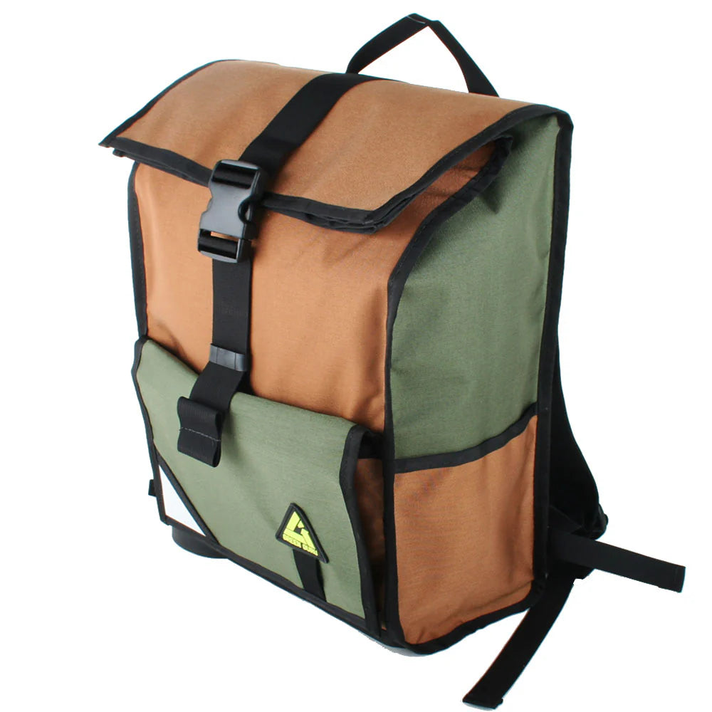 UPCYCLED Green Guru Joyride 24L Roll Top Backpack