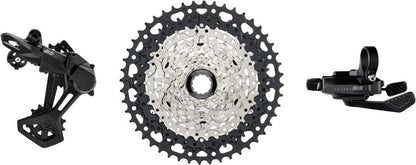 NEW microSHIFT Advent MX 1x10-Speed Groupset - MX Trail Shifter, MX Rear Derailleur, Steel Cage, Clutched, 11-48t Cassette, For HG Driver