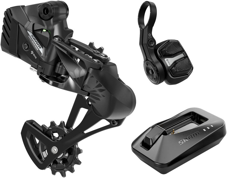 NEW SRAM S500 Eagle AXS Upgrade Kit - Rear Derailleur W/Protector, AXS Battery, AXS POD Controller, Eagle Powerlock, Charger, Chain Gap Tool