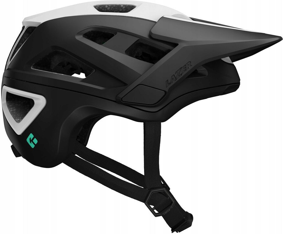 NEW Lazer Jackal Kineticore MTB Helmet Matte White Black M