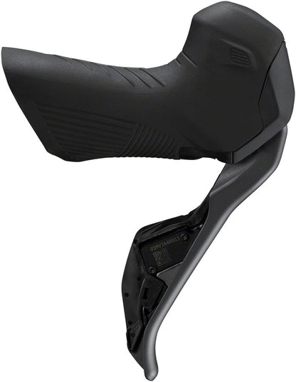 NEW Shimano GRX ST-RX825 Di2 Shift/Brake Lever with BR-RX820 Hydraulic Disc Brake Caliper - Left/Front, 2x, Flat Mount Caliper, Black - Around the Cycle