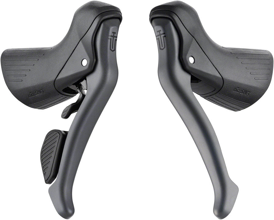 NEW microSHIFT Sword Drop Bar Shifter/Brake Lever Set - 1x, 10-Speed, Sword Compatible, Gray, Version B - Around the Cycle