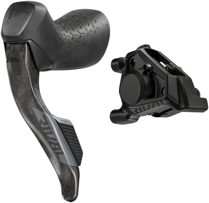 NEW SRAM Rival eTap AXS HRD Shift/Brake Lever and Hydraulic Disc Caliper - Left/Front, Flat Mount 20mm Offset, 950mm Hose, Black, E1