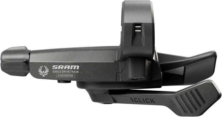 NEW SRAM S100 Eagle Trigger Shifter - Rear, 12-Speed, Single-Click, Integrated Clamp, Black, B1