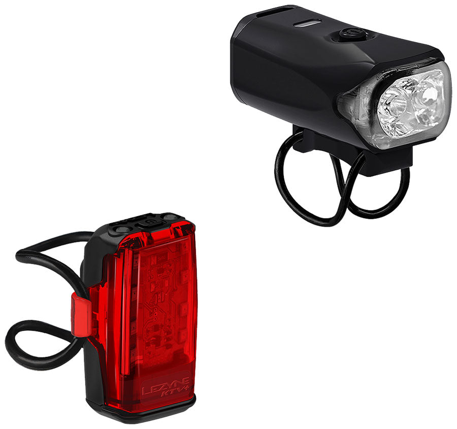 NEW Lezyne KTV Drive 300+/KTVPlus Drive Headlight/Taillight Set