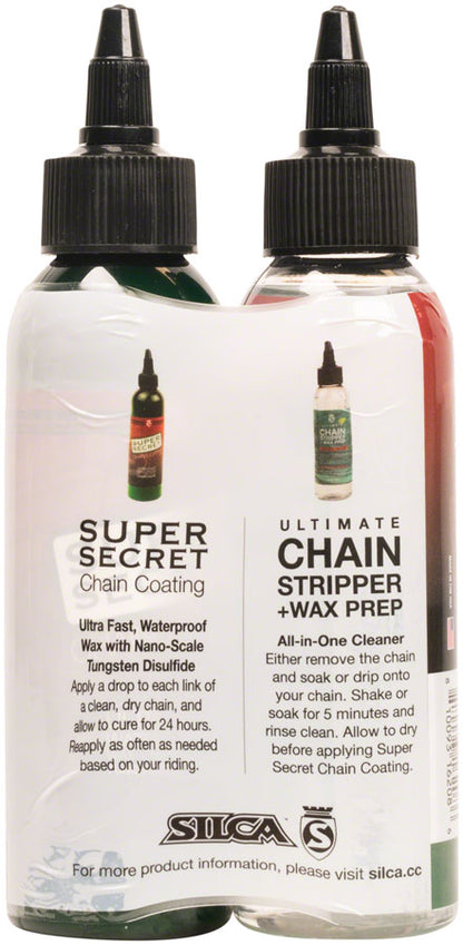 NEW Silca Ultimate Chain Stripper & Super Secret Chain Lube Wax Starter Pack 4oz/4oz