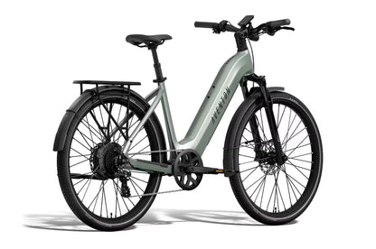 NEW Aventon Level 4 REC Step-Through Electric Commuter Bike - 750W, 28mph Class 3, Regenerative Braking