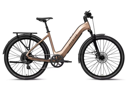 NEW Aventon Level 4 REC Step-Through Electric Commuter Bike - 750W, 28mph Class 3, Regenerative Braking