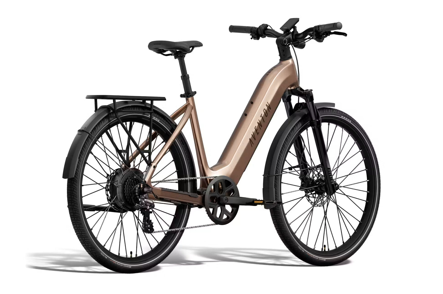 NEW Aventon Level 4 REC Step-Through Electric Commuter Bike - 750W, 28mph Class 3, Regenerative Braking