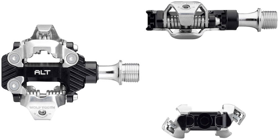 NEW Wolf Tooth ALT XC Clipless Pedals - Dual Sided Clipless, Alloy, 9/16", Pair, Shimano SPD - Around the Cycle