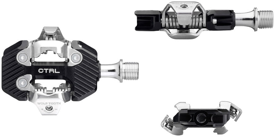 NEW Wolf Tooth CTRL Trail Clipless Pedals - Dual Sided Clipless, Alloy, 9/16", Pair, Shimano SPD - Around the Cycle