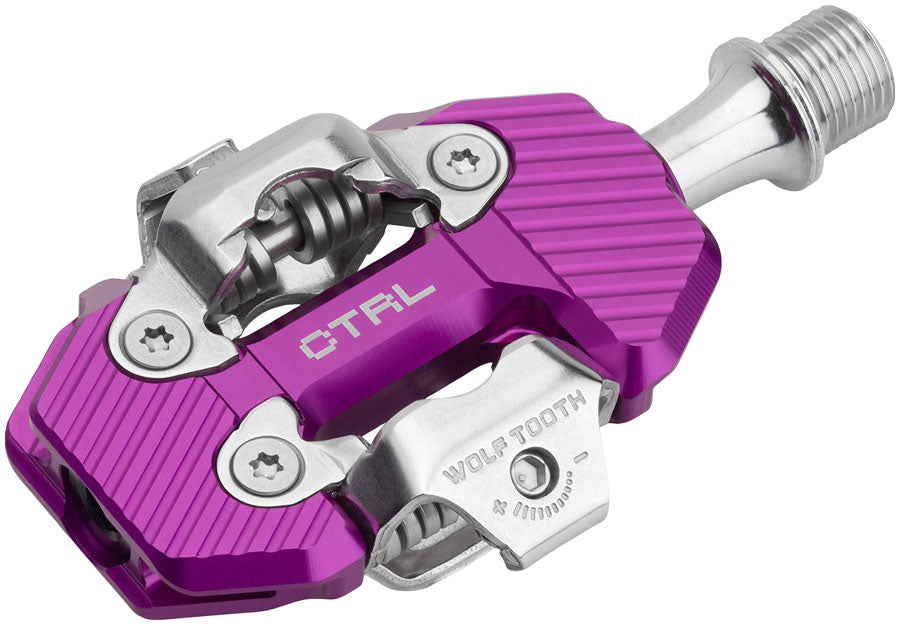 NEW Wolf Tooth CTRL Trail Clipless Pedals - Dual Sided Clipless, Alloy, 9/16", Pair, Shimano SPD - Around the Cycle