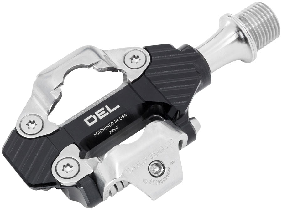 NEW Wolf Tooth DEL Gravel Race Clipless Pedals - Single Sided Clipless, Alloy, 9/16", Pair, Shimano SPD - Around the Cycle