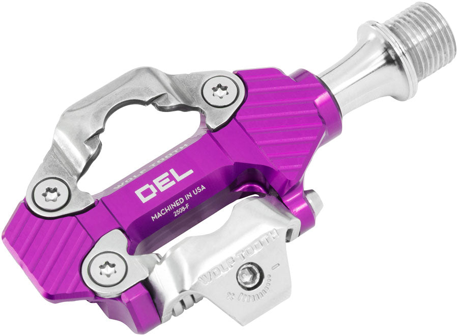 NEW Wolf Tooth DEL Gravel Race Clipless Pedals - Single Sided Clipless, Alloy, 9/16", Pair, Shimano SPD - Around the Cycle