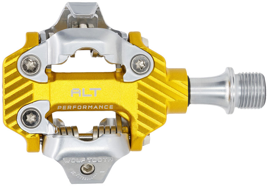 NEW Wolf Tooth ALT XC Performance Clipless Pedals - Dual Sided Clipless, Alloy, 9/16", Pair, Shimano SPD