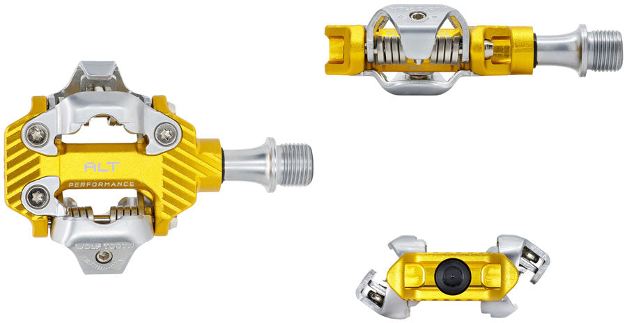NEW Wolf Tooth ALT XC Performance Clipless Pedals - Dual Sided Clipless, Alloy, 9/16", Pair, Shimano SPD