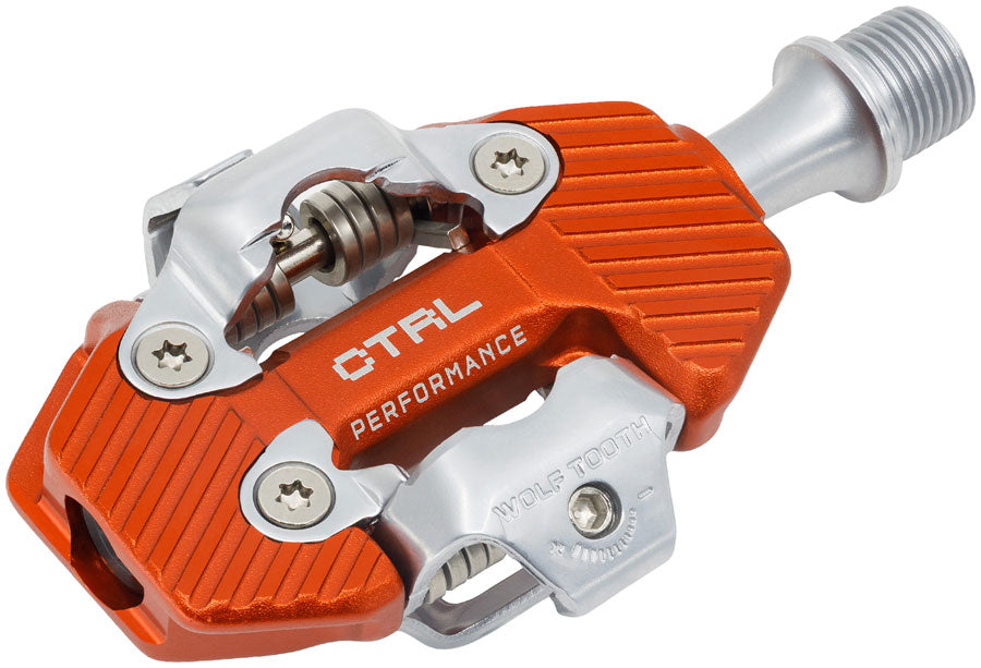 NEW Wolf Tooth CTRL Trail Performance Clipless Pedals - Dual Sided Clipless, Alloy, 9/16", Pair, Shimano SPD