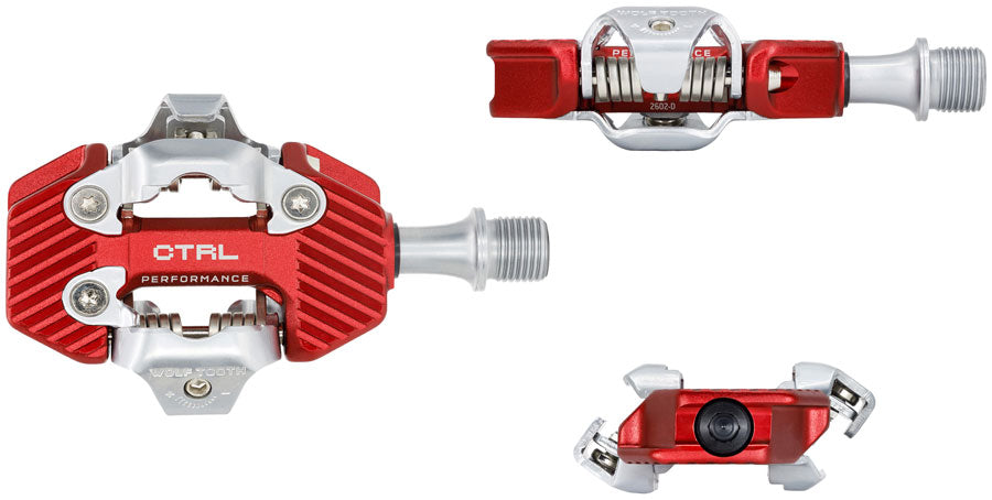 NEW Wolf Tooth CTRL Trail Performance Clipless Pedals - Dual Sided Clipless, Alloy, 9/16", Pair, Shimano SPD