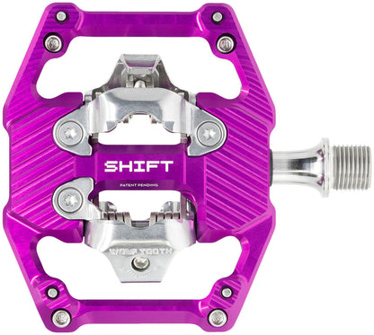 NEW Wolf Tooth SHIFT Gravity Clipless Pedals - Dual Sided Clipless, Alloy, 9/16", Pair, Shimano SPD