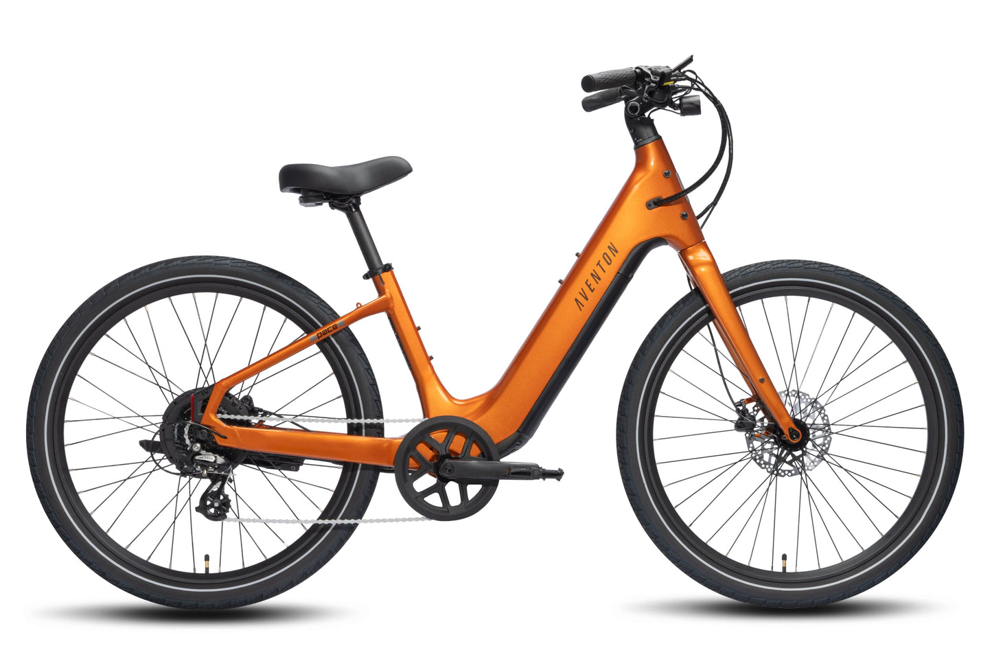 NEW Aventon Pace 5 Step-Through Electric Commuter Bike — 750W, 75mi Range, Regen Braking