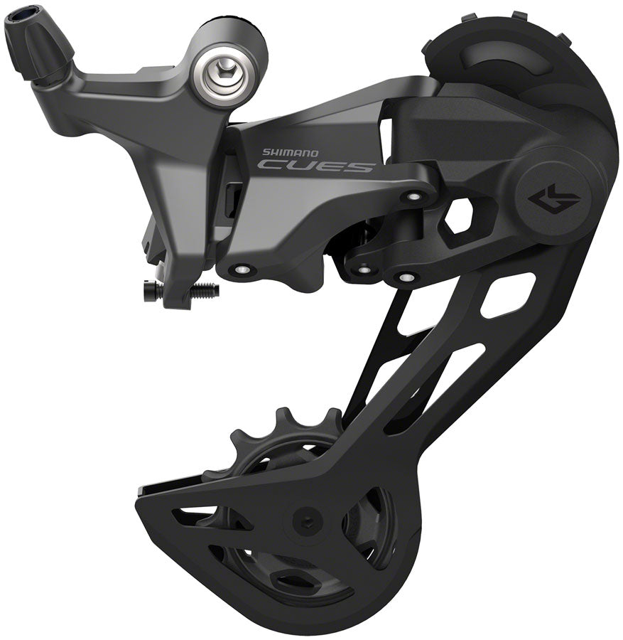 NEW Shimano CUES RD-U6020-SGS Rear Derailleur - 10-Speed, Shadow Design, Direct Attach, Long Cage, Black - Around the Cycle