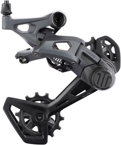 NEW microSHIFT Sword Rear Derailleur - 10-Speed, Long Cage, Compatible with Sword 2x, Gray