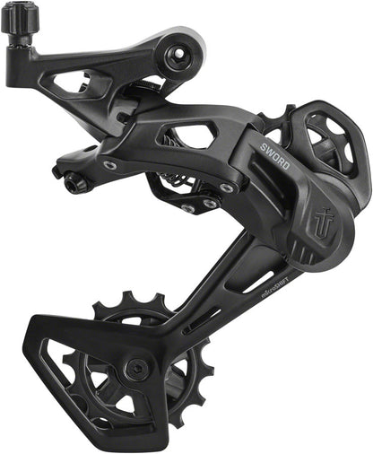 NEW microSHIFT Sword Black Rear Derailleur - 9-Speed, Long Cage, Compatible with Sword Black 2x, Black - Around the Cycle