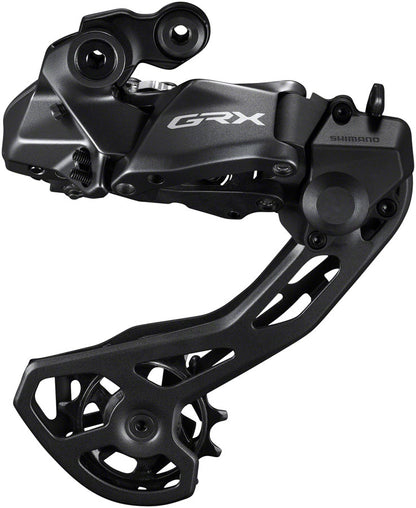 NEW Shimano GRX RD-RX825 Di2 Rear Derailleur - 12-Speed, Long Cage, With Clutch, For 2x, Black - Around the Cycle