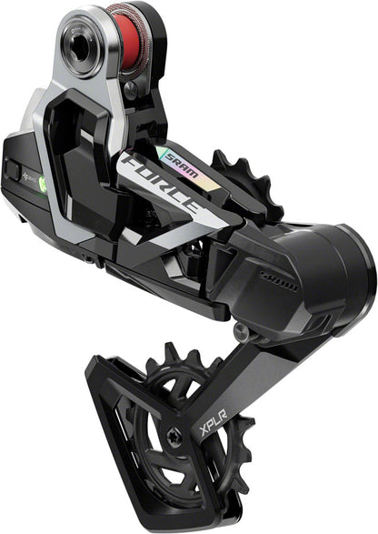 NEW SRAM Force XPLR AXS Rear Derailleur - For Force XPLR 1x, 13-Speed, 46t Max, UDH Hangerless, (Battery Not Included), Black/Silver, E1 - Around the Cycle