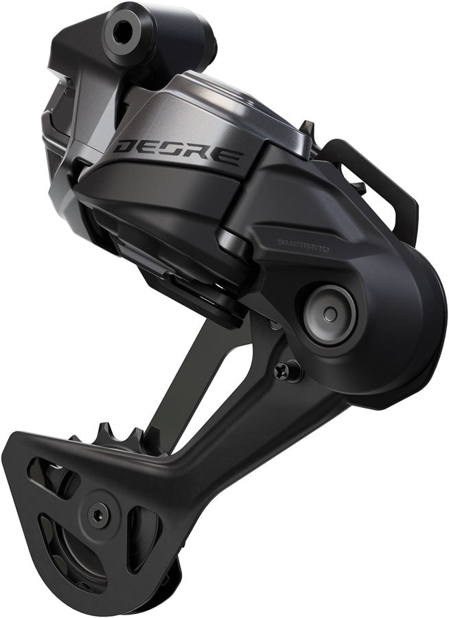 NEW Shimano Deore RD-M6250-SGS Di2 Wireless Rear Derailleur - 12-Speed, Long Cage, Shadow ES, Black/Gray - Around the Cycle