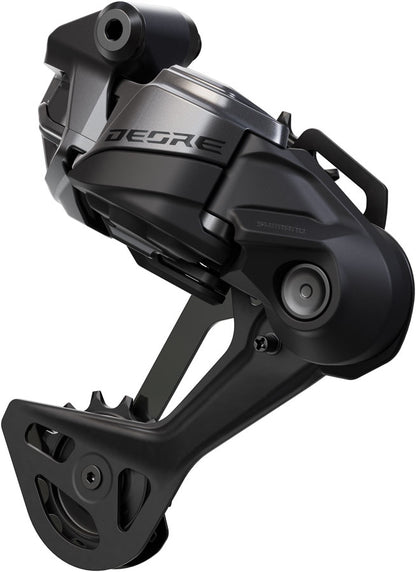NEW Shimano Deore RD-M6250-SGS Di2 Wireless Rear Derailleur - 12-Speed, Long Cage, Shadow ES, Black/Gray - Around the Cycle
