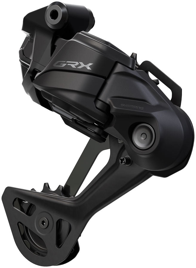 NEW Shimano GRX RD-RX717-SGS Di2 Wireless Rear Derailleur - 12-Speed, Long Cage, Shadow ES, Black - Around the Cycle