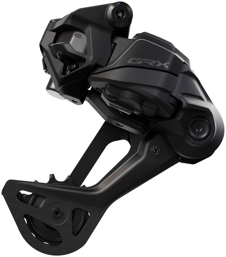 NEW Shimano GRX RD-RX717-SGS Di2 Wireless Rear Derailleur - 12-Speed, Long Cage, Shadow ES, Black - Around the Cycle